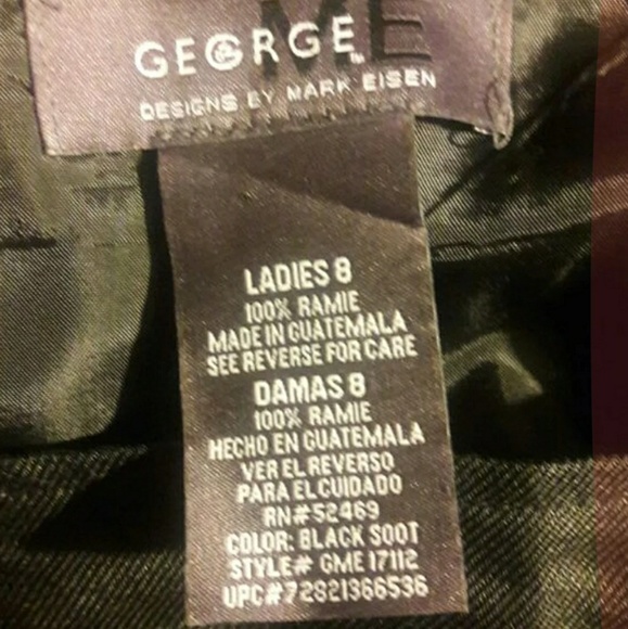 George by Mark Eisen black skirt - Picture 5 of 8